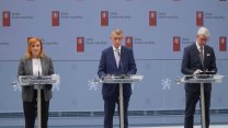 Tisková konference po jednání vlády
