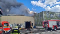 Velký požár v areálu bývalého brodského Zetoru, škoda jde do stovek milionů korun
